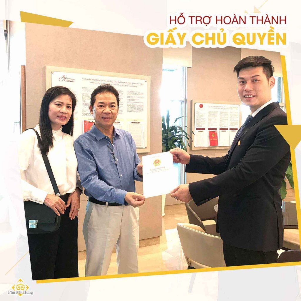 Hỗ trợ hoàn thành giấy chủ quyền