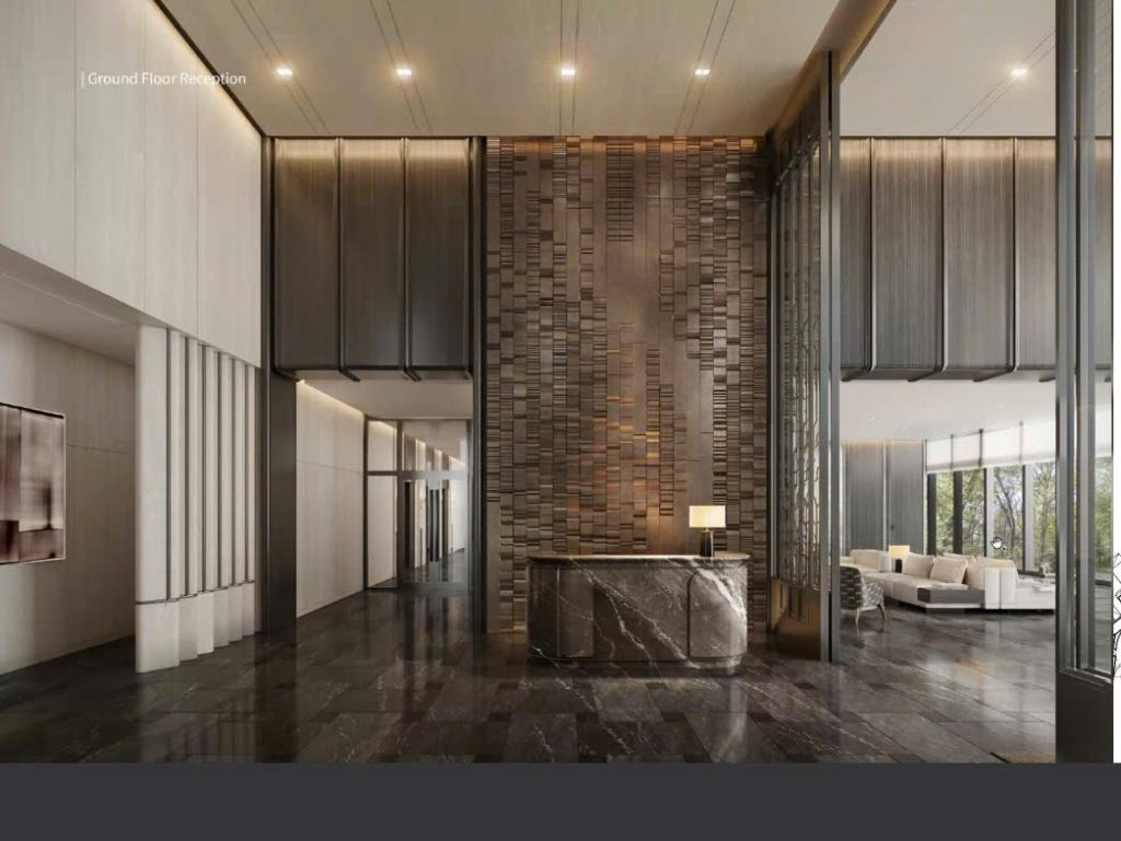 "sảnh đón sang trọng tại the regency phú mỹ hưng"