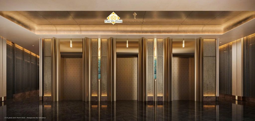 sảnh lễ tân dự án triton crown phú mỹ hưng4