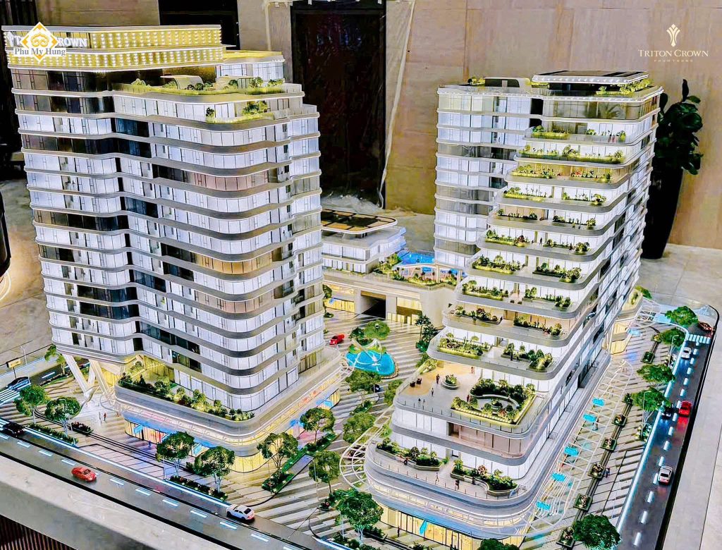 nhà mẫu triton crown phú mỹ hưng