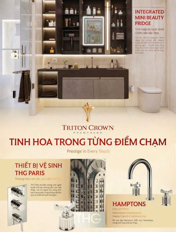 vật liệu bàn giao của căn hộ triton crown phú mỹ hưng 5