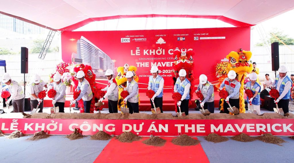 lễ khởi công dự án căn hộ the maverick phú mỹ hưng