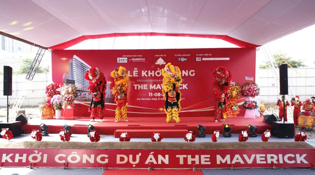 lễ khởi công dự án căn hộ the maverick đối diện crescent mall phú mỹ hưng