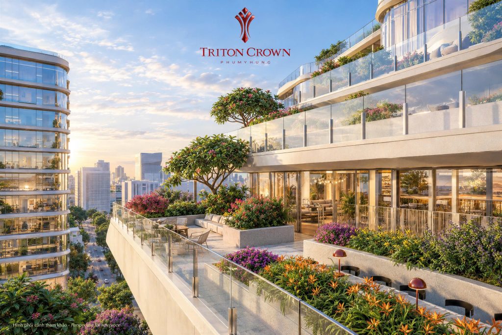 căn hộ sân vườn triton crown phú mỹ hưng