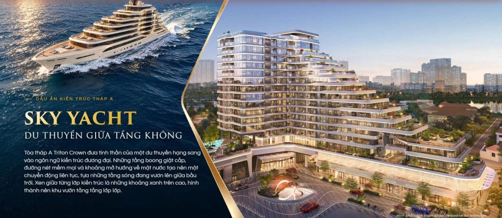 ý tưởng thiết kế block a dự án triton crown phú mỹ hưng